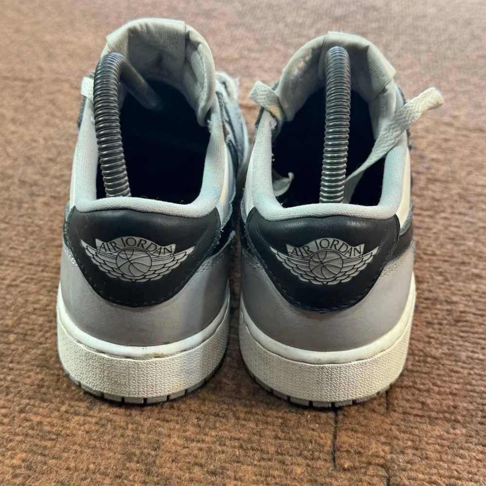 A- shoes Nike Air Jordan 1 Low OG Shadow 2.0 Grey Black White CZ0858-110 Kids 6Y